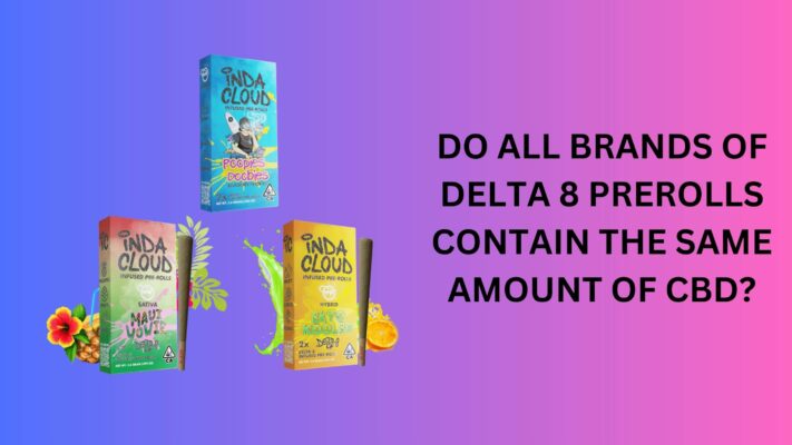 Do all brands of delta 8 prerolls contain the same amount of cbd?