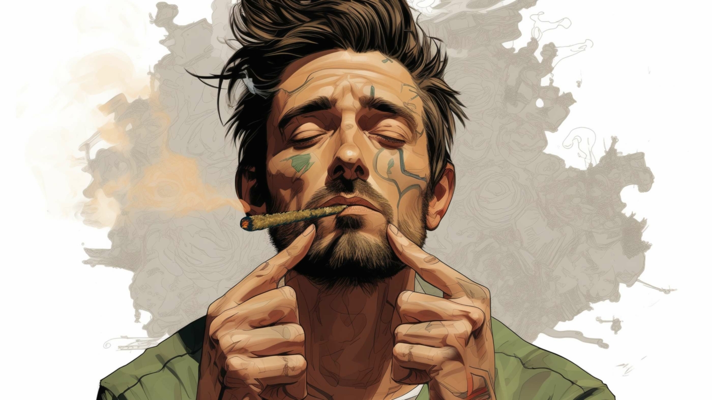 Indica Vs Sativa – What’s The Difference With Delta 8? 10 Indacloud. A Man Thinking Hard With A Bluntspliff In Each Hand Fa572A00 Ae47 48B1 9C81 1498228Be37E
