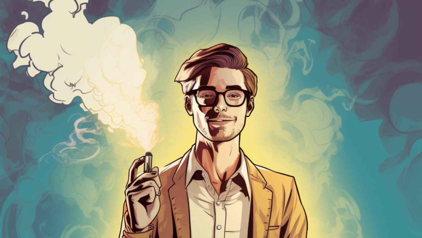 Exploring The Variations: The Differences Between Hhc And Thc 7 Indacloud. A Man Holding A Spliffbluntjoinciggerette In One Han 63313320 B2B2 4A20 8D88 Fd808418C162
