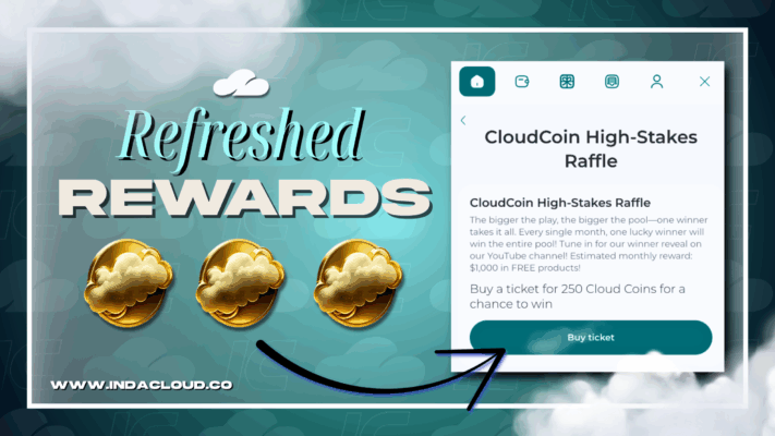 🎉 Refreshed Rewards: High-Stakes Raffle at IndaCloud 💸