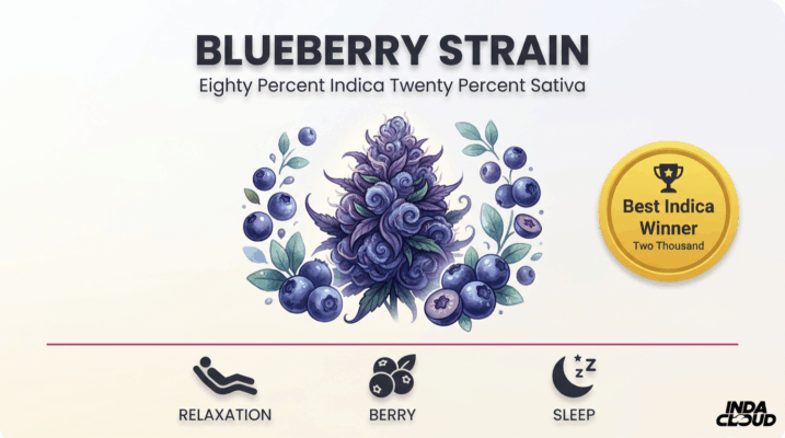 Blueberry Strain: Info, Effects, & More