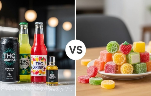 THC Drinks Vs Edibles: 5 Important Comparison Points