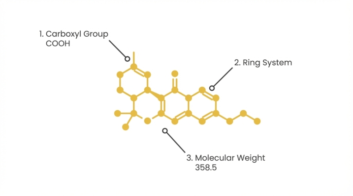 Thca In Cannabis: Understanding Its Effects, Psychoactivity, And Benefits 1 Thca Chemical Strecture