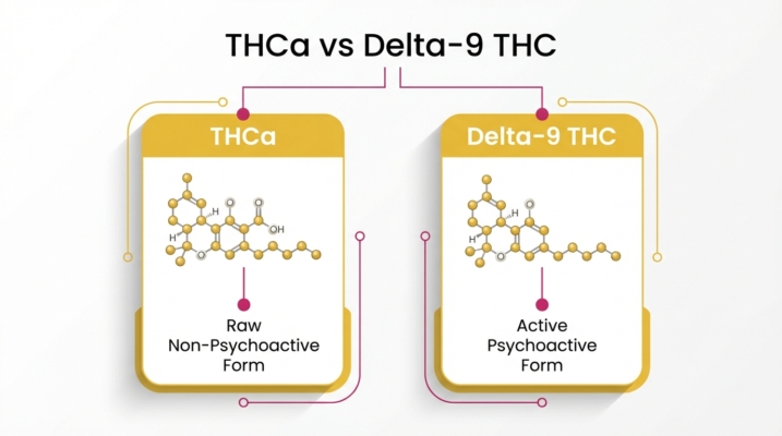 THCa vs Delta-9 THC: Understanding the Key Differences, Effects, and Benefits
