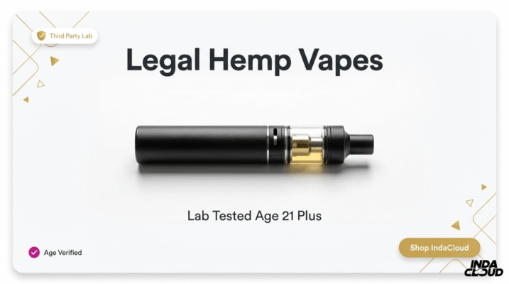 Vaping Age: How Old Do You Have To Be To Vape In 2026? 5 Legal Hemp Vape Product Infographic Showing Lab Tested And Age Verified Hemp Vape For Adults 21 And Older
